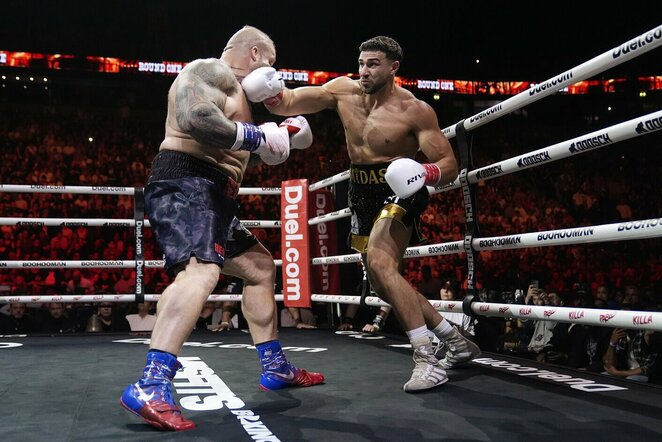 Tommy Fury ir Eddie Hallas | Scanpix nuotr.