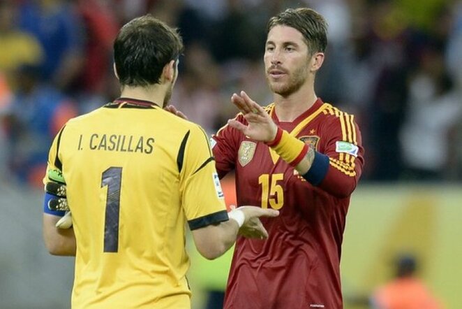 I.Casillasas ir S.Ramosas AFP/Scanpix nuotr.