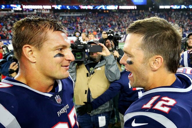 Robas Gronkowski ir Tomas Brady | Scanpix nuotr.