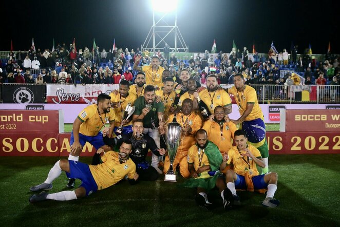 Socca mažojo futbolo pasaulio čempionato finalas: Brazilija - Kazachstanas | Organizatorių nuotr.