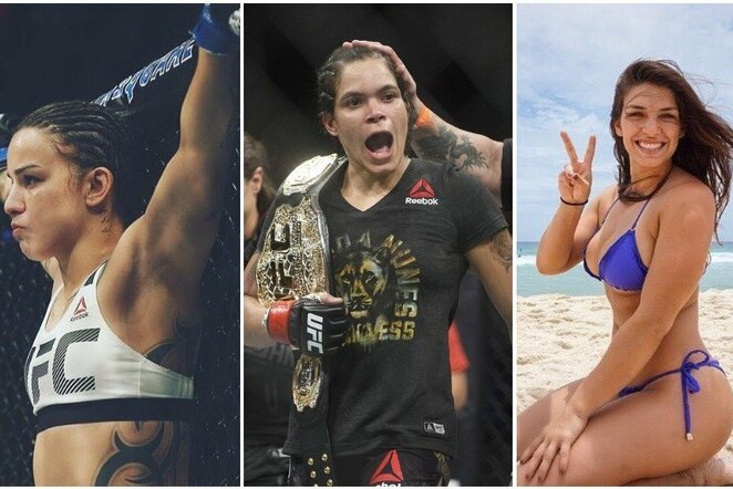 Raquel Pennington, Amanda Nunes ir Mackenzie Dern | Instagram.com nuotr