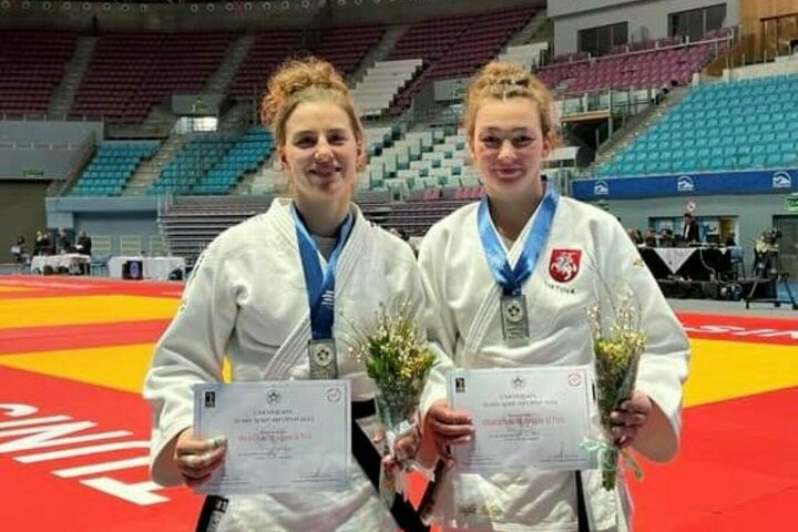 Ugnė Pileckaitė ir Miglė Dudėnaitė („Judo Lithuania“ nuotr.) | „Facebook“ nuotr.