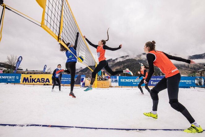 Sniego tinklinis | CEV nuotr.