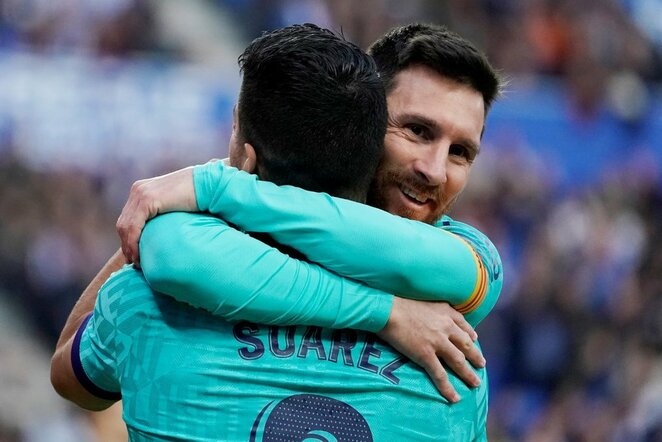 Luisas Suarezas ir Lionelis Messi | Scanpix nuotr.