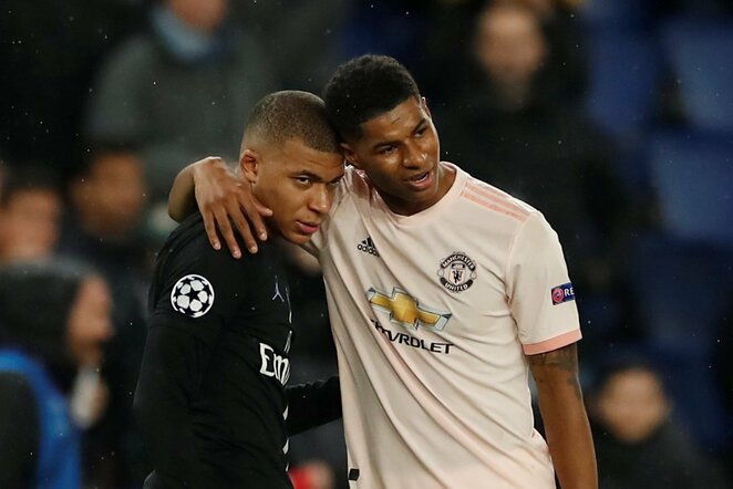 Kylianas Mbappe ir Marcusas Rashfordas | Scanpix nuotr.