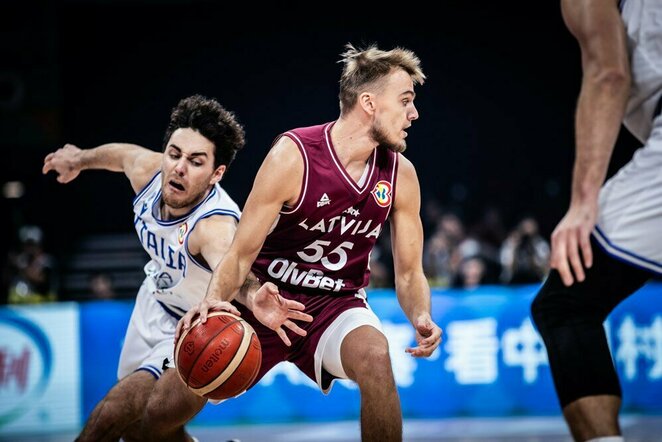 Latvija - Italija rungtynių akimirka | FIBA nuotr.