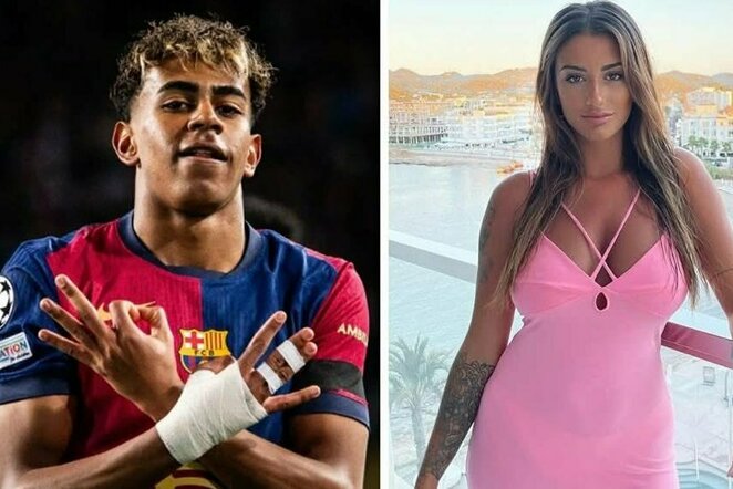 Lamine`as Yamalis ir Fati Vazquez | „X“ nuotr.