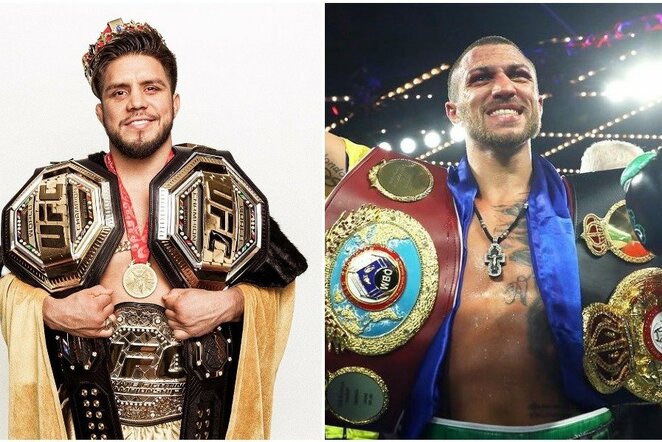 Henry Cejudo ir Vasilijus Lomačenka | Instagram.com nuotr