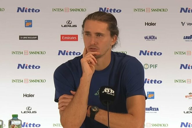 Alexanderis Zverevas | „Stop“ kadras