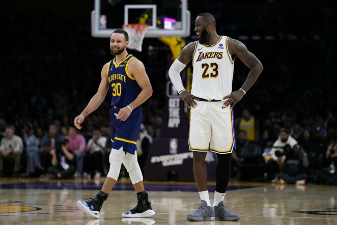 Curry ir Jamesas | Scanpix nuotr.