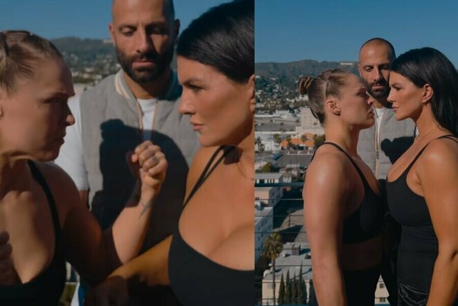 Ronda Rousey ir Gina Carano | „Stop“ kadras