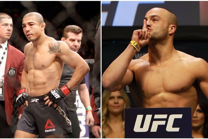 Jose Aldo ir Eddie Alvarezas | Scanpix nuotr.
