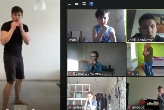 Virtualios bokso treniruotės – efektyvi išeitis | Organizatorių nuotr.