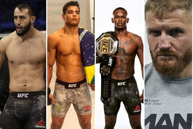 Dominicas Reyesas, Paulo Costa, Israelis Adesanya ir Janas Blachowiczas | Instagram.com nuotr