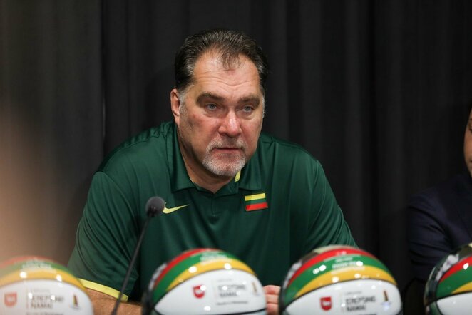 Arvydas Sabonis Mariaus Vizbaro / BNS foto nuotr.