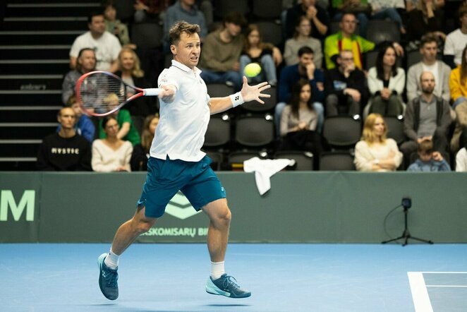 Ričardas Berankis prieš Sabą Purtseladzę | Sauliaus Čirbos nuotr.