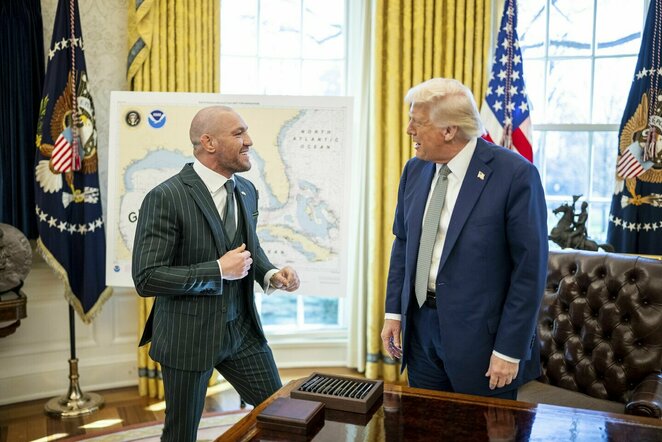 Conoras McGregoras ir Donaldas Trumpas | Scanpix nuotr.