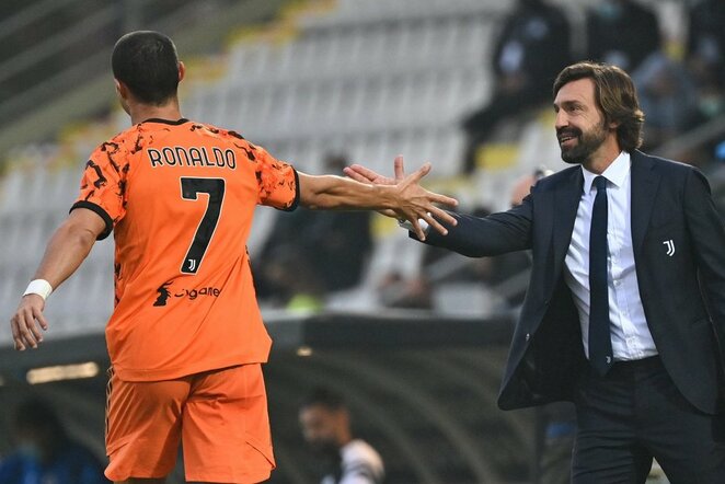Cristiano Ronaldo ir Andrea Pirlo | Scanpix nuotr.