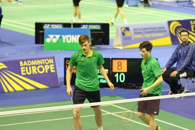 Povilas Bartušis ir Alanas Plavinas | Lietuvos badmintono federacijos nuotr.