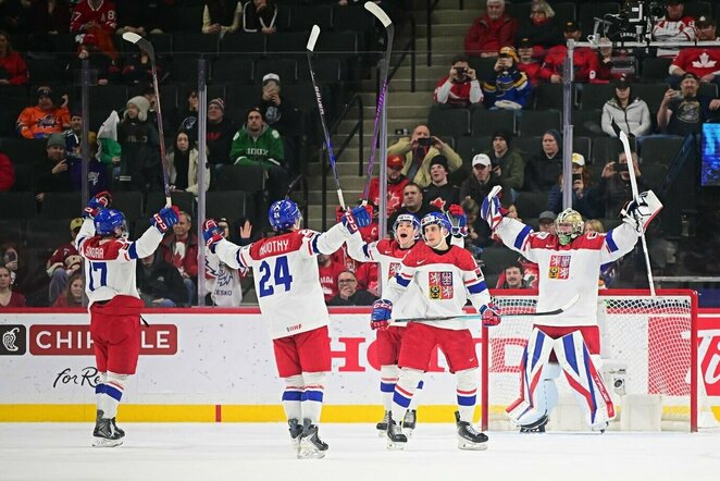 Čekija U-20 – Kanada U-20 rungtynių akimirka | IIHF nuotr.