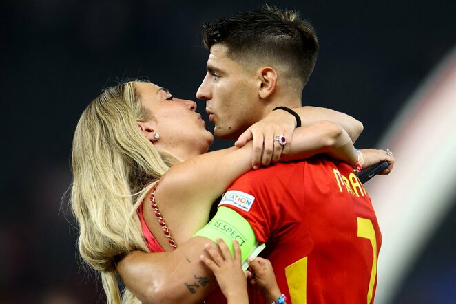 Alice Campello ir Alvaro Morata | Scanpix nuotr.