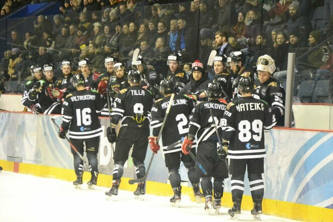 „7bet-Hockey Punks“ - „DLSS/Dinaburga“ rungtynių akimirka | Petro Lozdos nuotr.