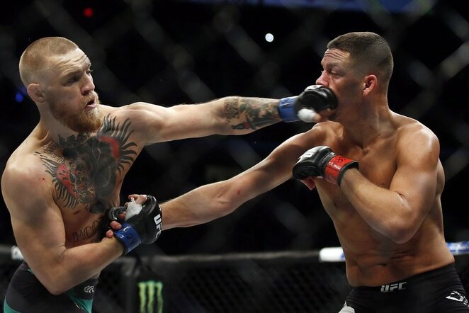 Conoras McGregoras ir Nate'as Diazas | Scanpix nuotr.