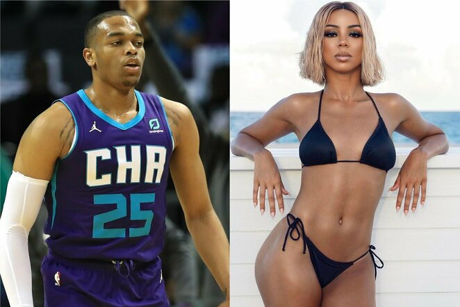 PJ Washingtonas ir Brittany Renner | „Scanpix“ ir instagram.com nuotr.