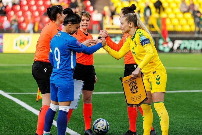 Lietuvos moterų futbolo rinktinė | Elvio Žaidario nuotr.
