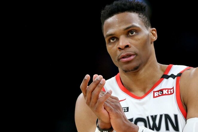 50. Russellas Westbrookas – 68 „Athlete Influencer Score“ balai. Pasiekiamumas: 35. Aktualumas: 4. Rezonansas: 10. Grąža: 19. | „Scanpix“ ir instagram.com nuotr.