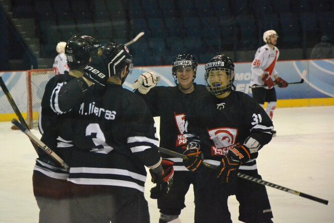„Hockey Punks“ ledo ritulininkai | Petro Lozdos nuotr.