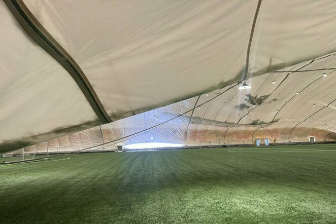 Subliuškęs „Rato“ arenos kupolas | futbolas.lt nuotr.