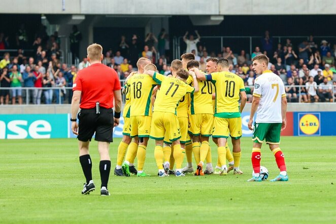 Lietuvos futbolo rinktinė | Teodoro Biliūno / BNS foto nuotr.