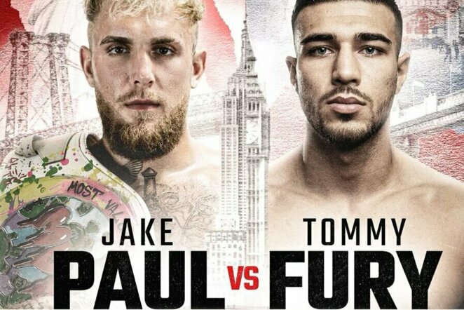 Jake'as Paulas ir Tommy Fury | „Twitter“ nuotr.