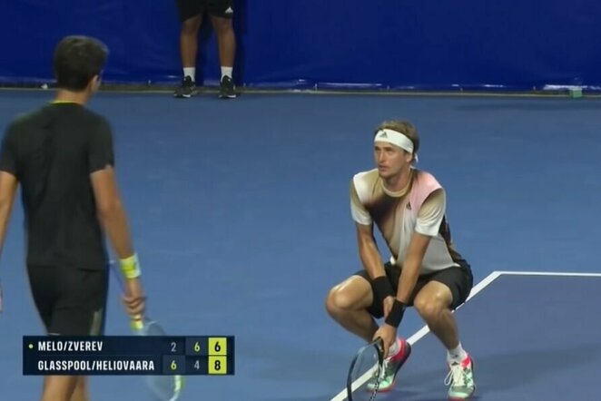 Alexanderis Zverevas | „Twitter“ nuotr.