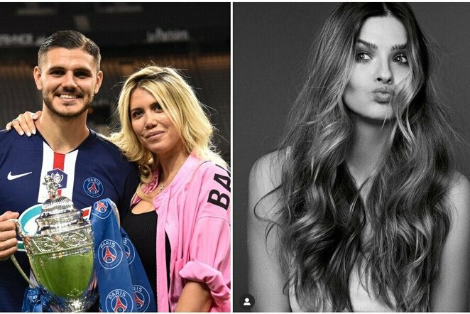 Mauro Icardi, Wanda Nara ir Maria Suarez | „Scanpix“ ir instagram.com nuotr.