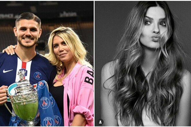 Mauro Icardi, Wanda Nara ir Maria Suarez | „Scanpix“ ir instagram.com nuotr.