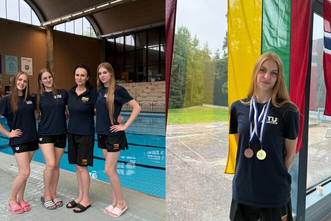 Lietuvos dailiojo plaukimo atstovės | ltuswimming.com nuotr.