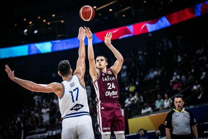 Latvija - Italija rungtynių akimirka | FIBA nuotr.