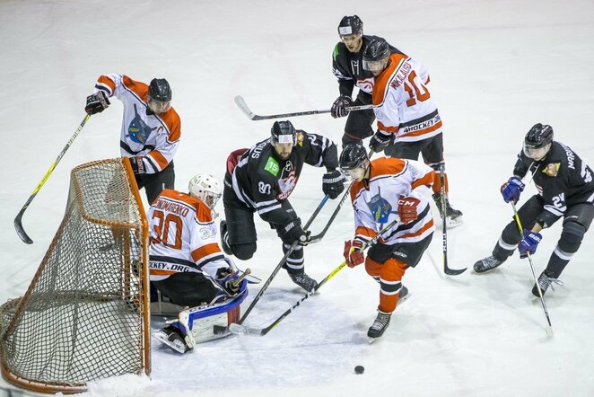 „Hockey Punks“ ir „Energijos Hockey-HC Klaipėdos“ rungtynės | Roko Lukoševičiaus/BNS Foto nuotr.