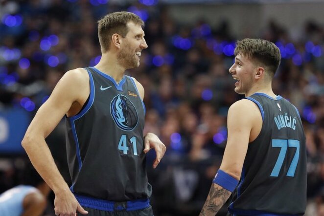 Nowitzki ir Dončičius | Scanpix nuotr.