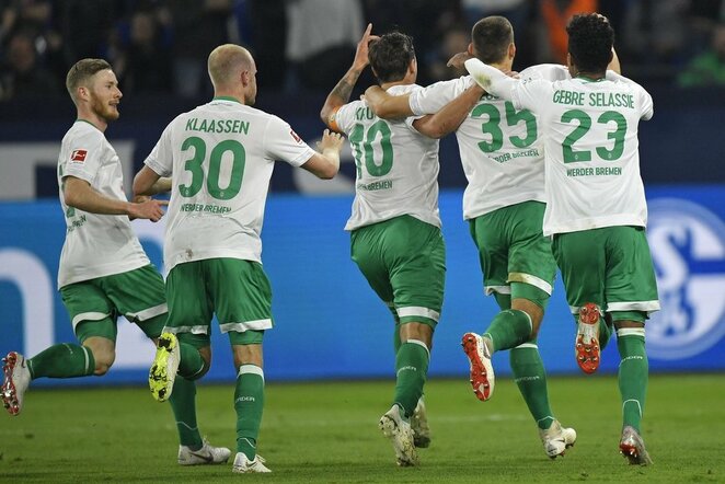 „Schalke“ – „Werder“ rungtynių akimirka | Scanpix nuotr.