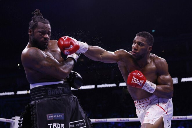 Jermaine'as Franklinas ir Anthony Joshua | Scanpix nuotr.