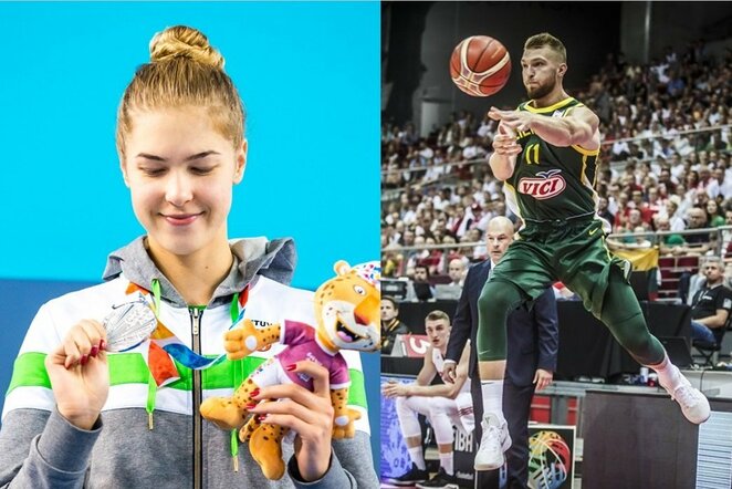Kotryna Teterevkova ir Domantas Sabonis | Organizatorių nuotr.