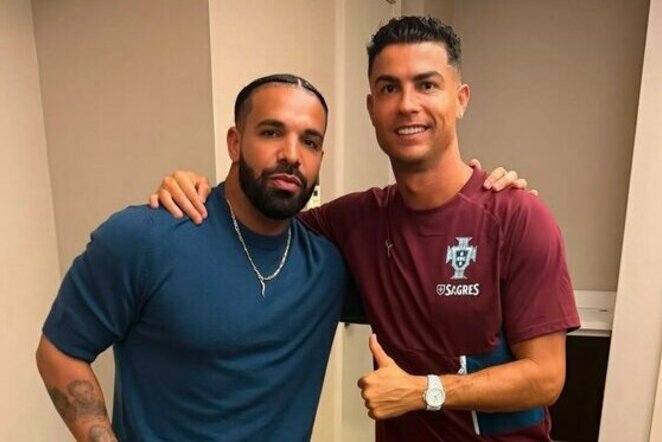 Drake'as ir Cristiano Ronaldo | Instagram.com nuotr