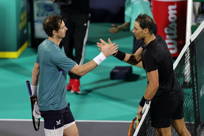 Andy Murray'us ir Rafaelis Nadalis | Scanpix nuotr.