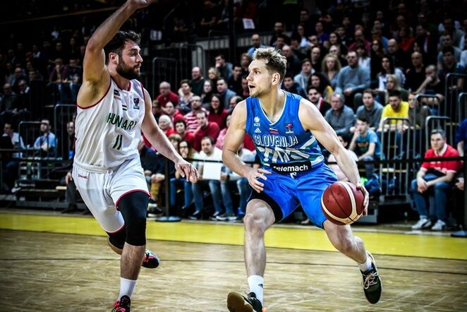 Vengrijos ir Slovėnijos rungtynių akimirka | FIBA nuotr.