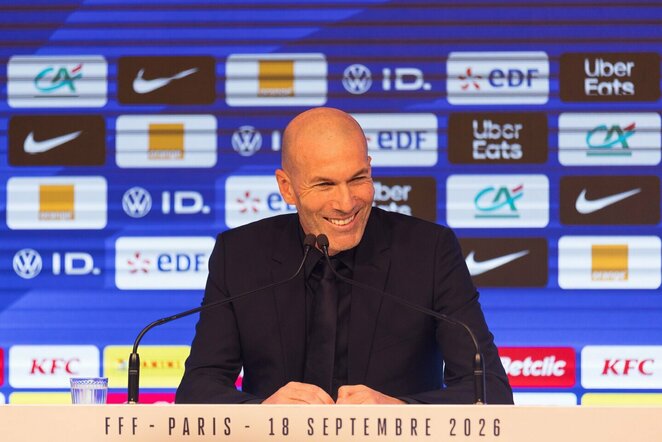 Zinedine'as Zidane'as | EPA / MOHAMMED BADRA nuotr.