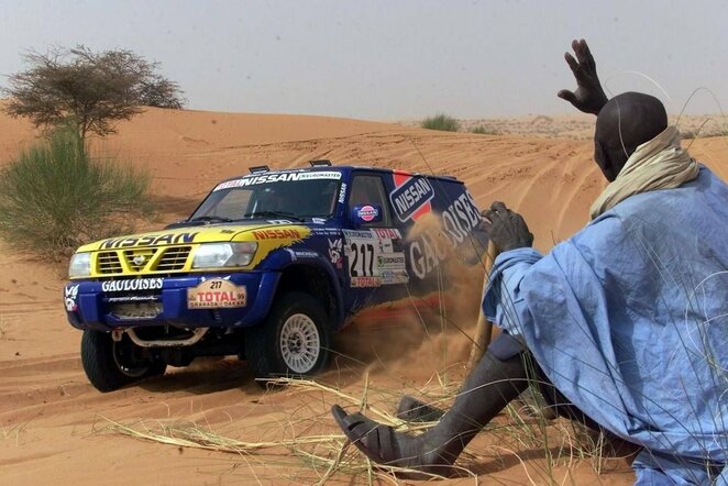 „Nissan“ ir Dakaro ralis | iGo2Dakar nuotr.