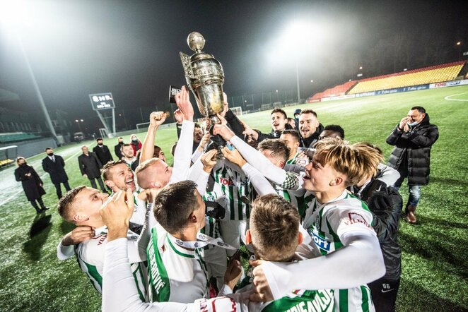 „Žalgirio“ triumfas laimėjus A lygą | BNS/Arno Strumilos nuotr.